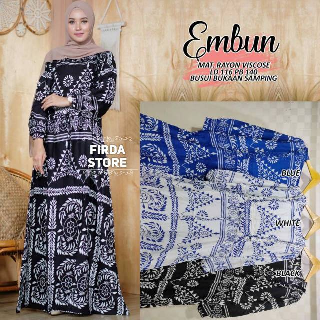 DRESS EMBUN BY FIRDA STORE