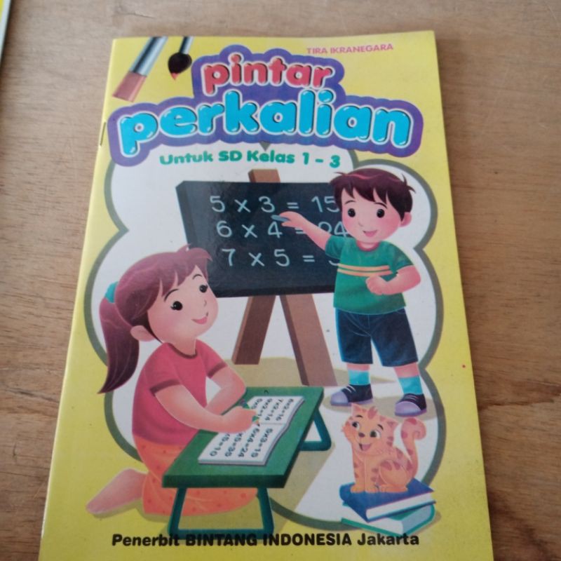 BUKU PAKET ISI 4 BUKU PINTAR  BERHITUNG PENJUMLAHAN PENGURANGAN PEMBAGIAN PERKALIAN, 15×25Cm