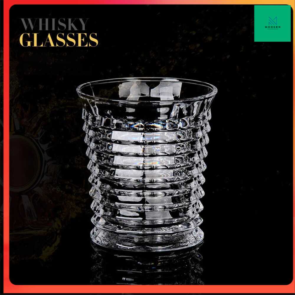 TD-DA Mr.Burning Gelas Cangkir Whiskey Wine Crystal Glass Cup 280ml- NRB40