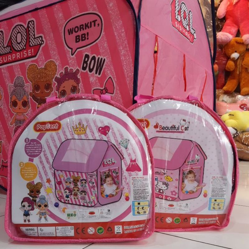 mainan tenda anak/tenda-tendaan/tenda rumah anak/tenda lipat