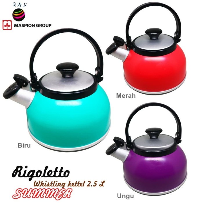 Maspion teko bunyi siul rigoletto 2,5 liter