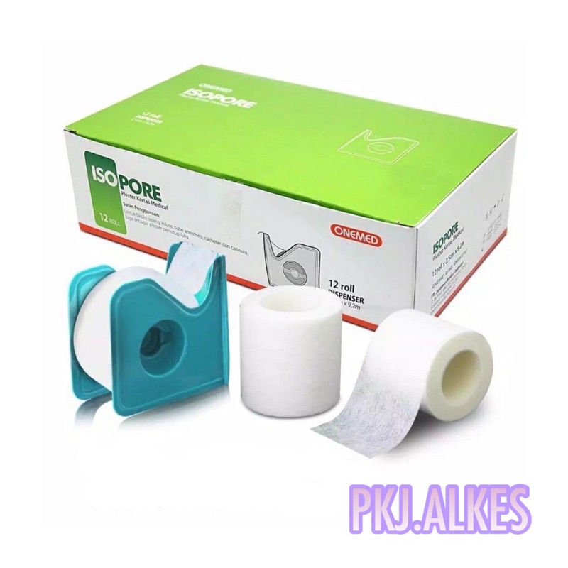 ISOPORE 2.5CM X 9.2M PLESTER KERTAS MEDICAL ONEMED