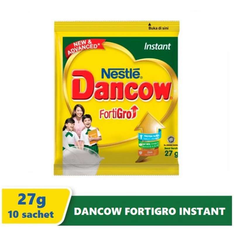 

Dancow Fortigro Instant Sachet 27g (10 pcs/Renceng)