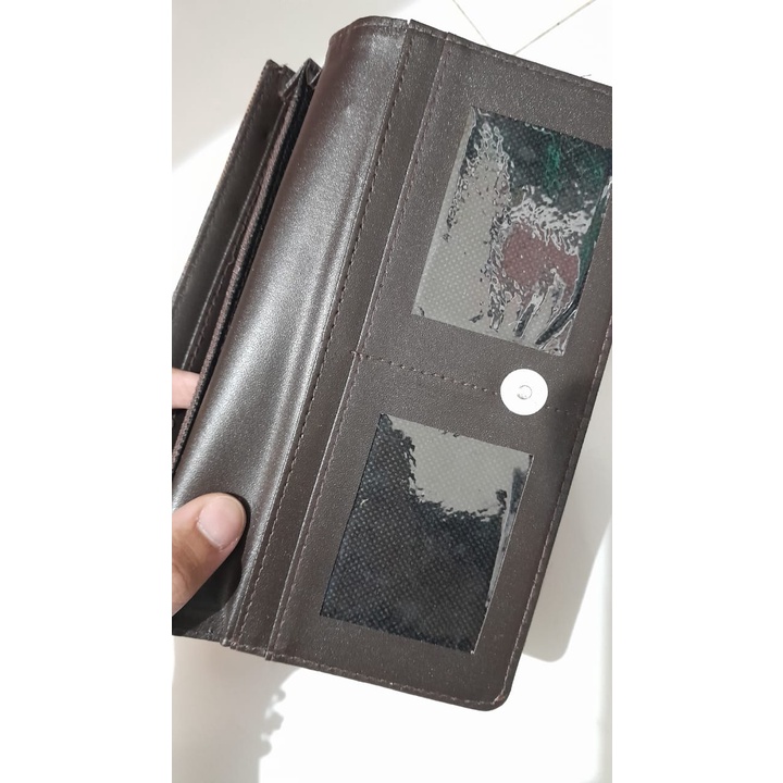 Dompet Lipat kipas ada slot kartu foto koin HP max 5in dan slot uang kertas 6120 THR