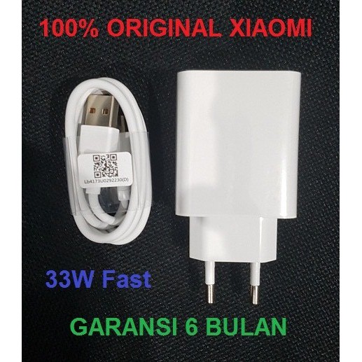 XIAOMI Charger 33W Fast Charging MDY-11-EZ Pocophone