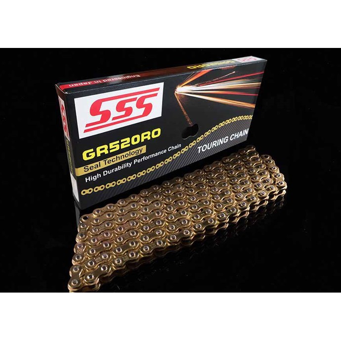 Rantai SSS Rantai Motor SSS Gold 428,415 -130,140 SB,HSB,HSBT Original