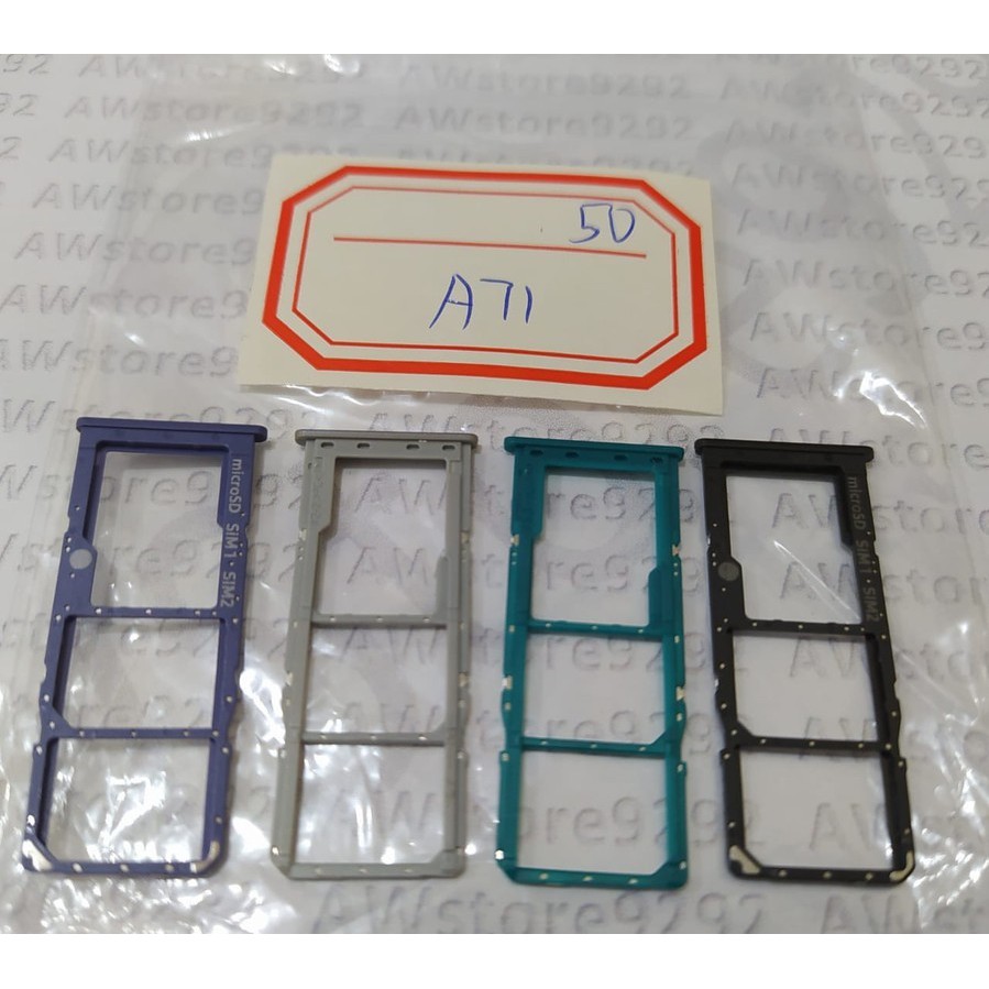 Slot Tempat Kartu Simcard Sim card Lock Simtray Sim Tray Samsung A71 A51 A515 A715