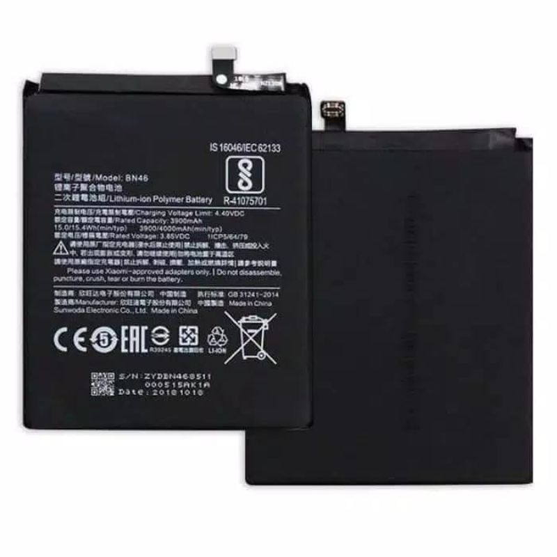 Baterai Battery Batrai Xiaomi Redmi 7/Batu Batre Xiaomi Redmi Note 8 Bn46 Original 100%