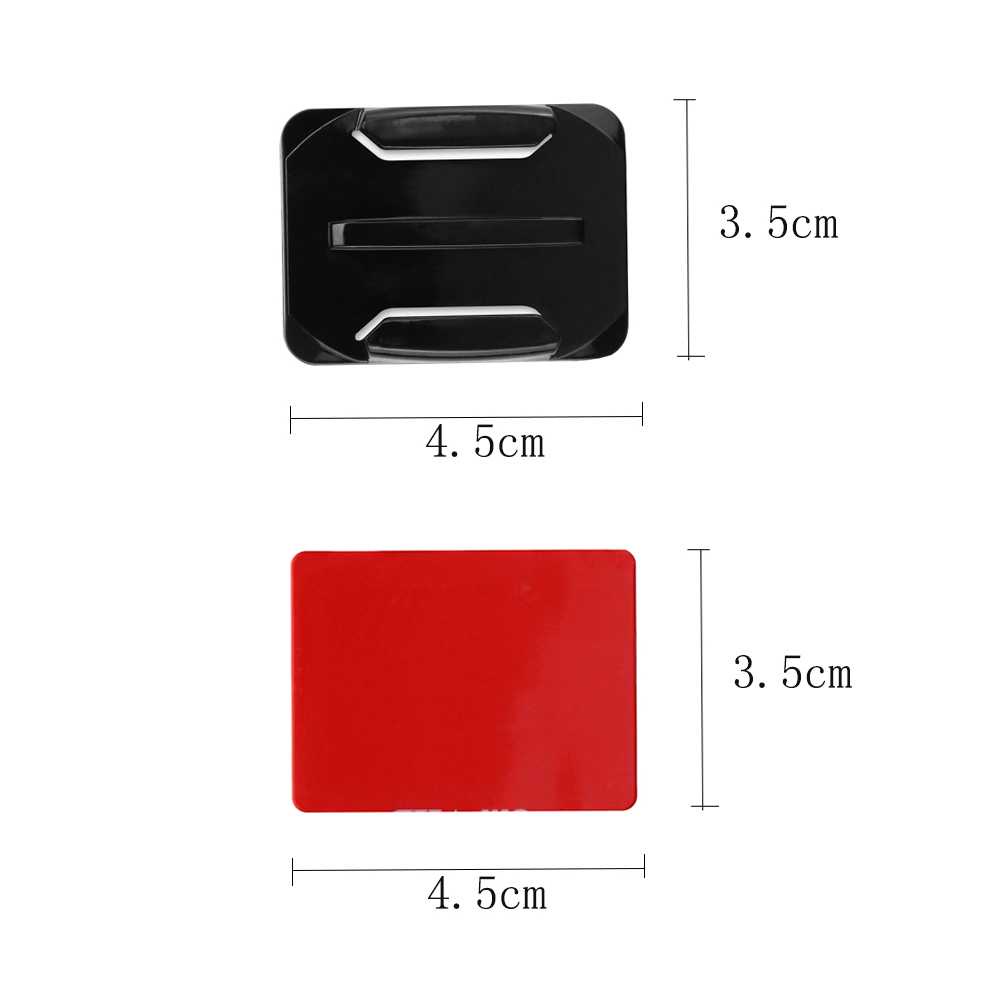 Curved Mount &amp; Hook Buckle Adhesive Sticker Kamera Aksi