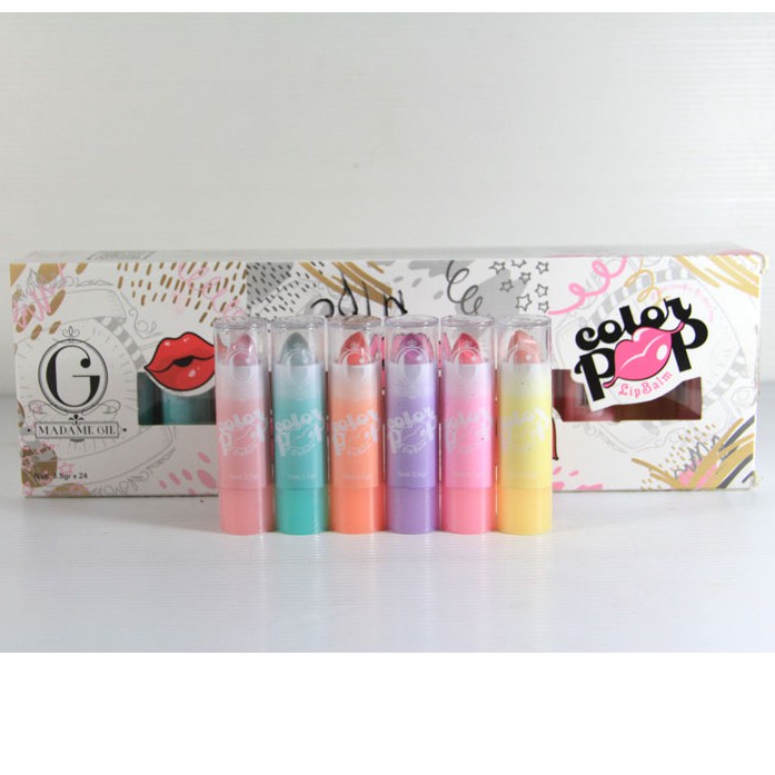 Madame Gie Color Pop Lip Balm | Shopee Indonesia