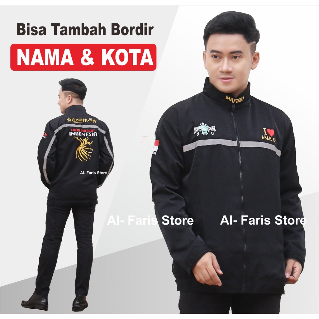 (GEBYAR 8.8) JAKET GRATIS NAMA | Jaket Majelis Mafia Sholawat / mafish / jaket Majlis mania jaket ma