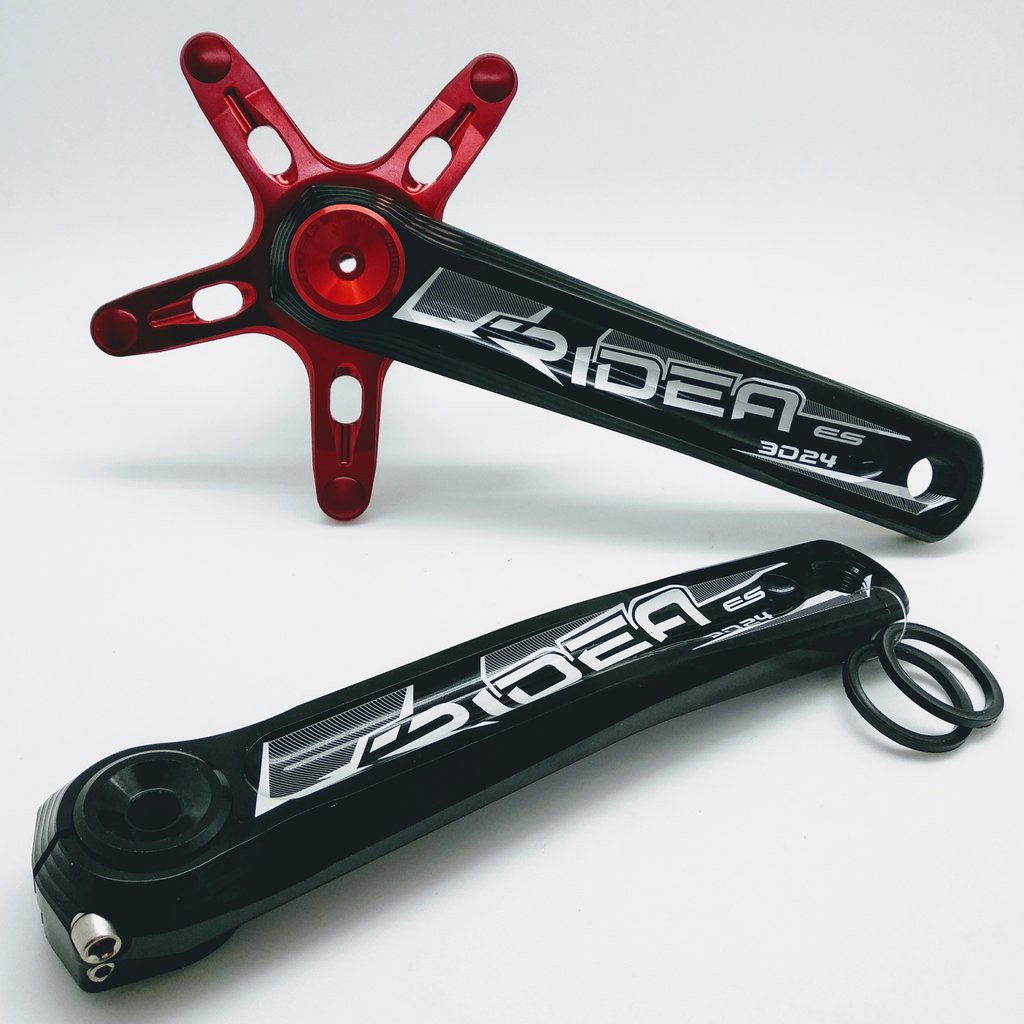 PART BROMPTON RIDEA ESR24R5BR70SRA-RD BROMPTON EXCLUSIVE CRANK - BLACK/RED