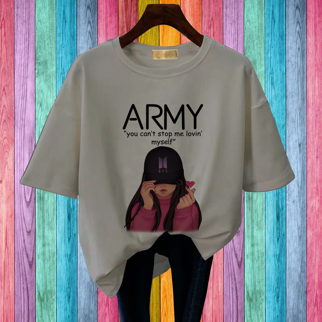 CALVIERO SHOP - KAOS BTS KAOS DYNAMITE KAOS BT21 BAJU KAOS WANITA DEWASA PRINT BTS ARMY CASUAL