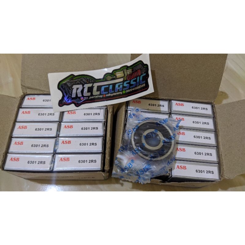 Laker Roda 6301-15mm / 6202-12mm Laker PNP Tromol Tiger Laher Pnp RCB BRT Bearing RCB BRT