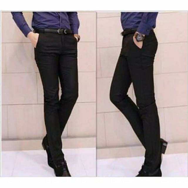 Celana Calbin Bahan Pria kerja Formal/Standart/Slim fit Original