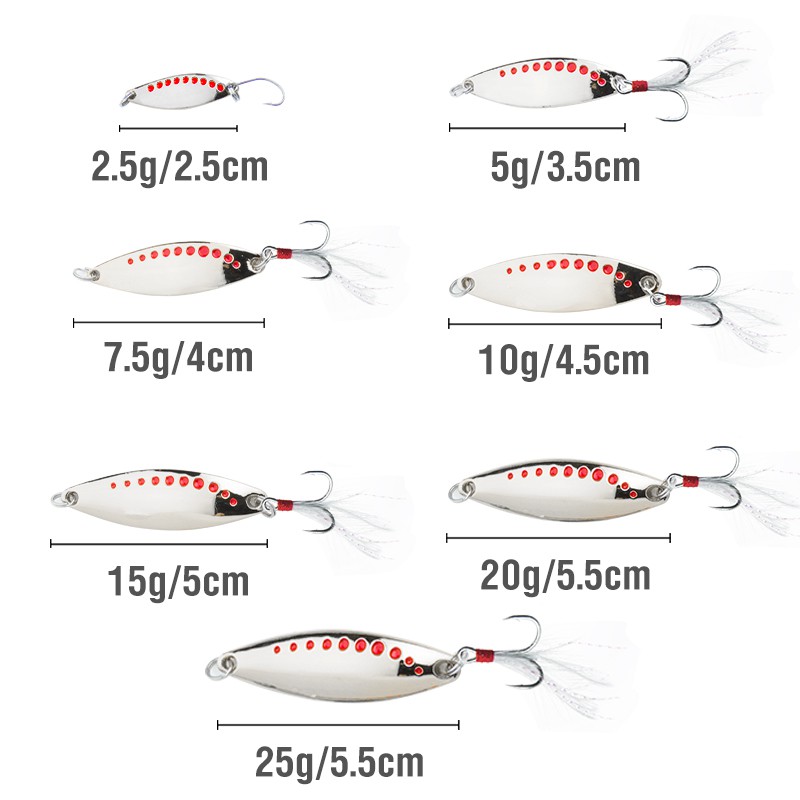 Kail Pancing relix nusantara Gold/Silver 1 Pcs Umpan Pancing Umpan Mancing Alat Pancing Vib Metal Alat Pancing Murah Umpan Pancing Buatan Spoon Lure Umpan Mancing Umpan Ikan