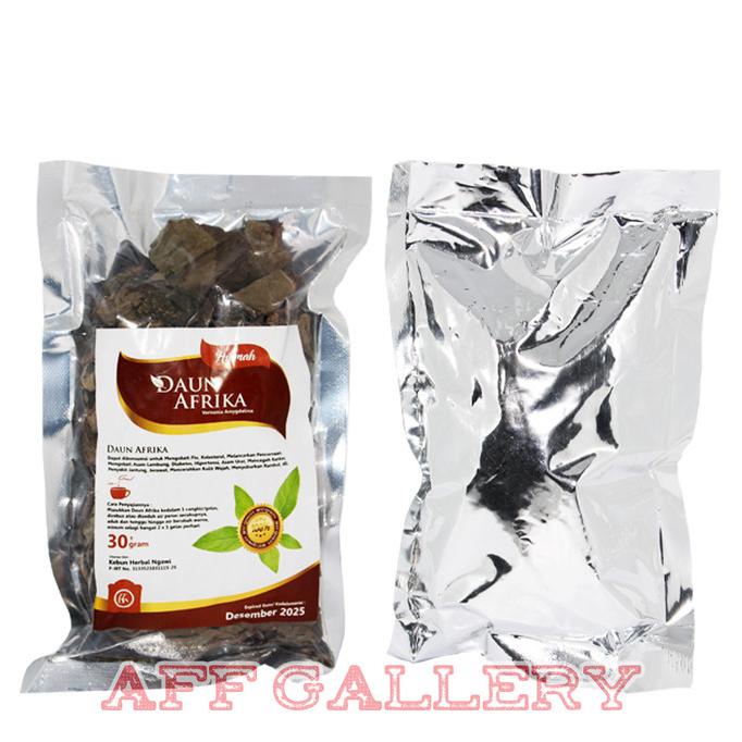 HJS TEH DAUN AFRIKA HIKMAH 30 GR | TEH SOLUSI TURUNKAN KOLESTROL ORIGINAL