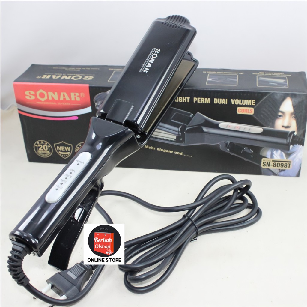 Catokan lurus Sonar SN-8098 , catokan plat besar , hairdryer , catokan 2in1 , CATOKAN SALON