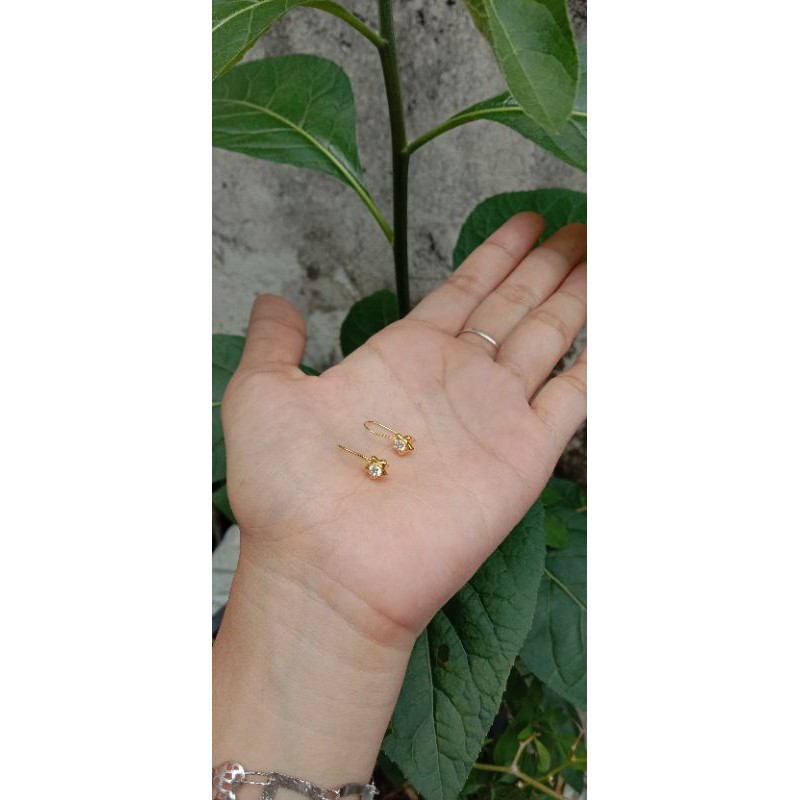 anting emas muda berat 0,5 gram