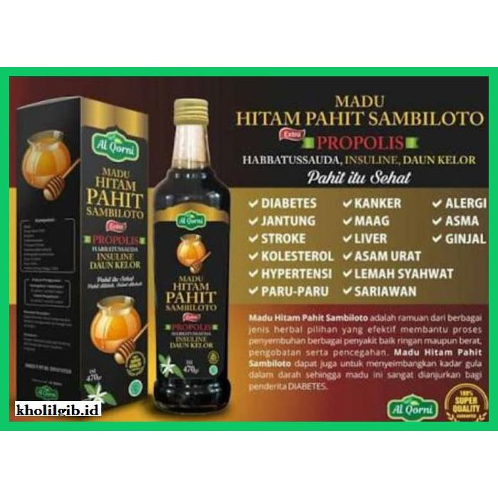 

MADU-MINUMAN- MADU HITAM PAHIT SAMBILOTO AL QORNI -ASLI-BUKAN-KAWE-KAWE-