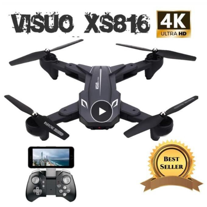 Kamera drone/ Drone Visuo XS816 4K Camera Original 360 Rotasi Lensa | DRONE CAMERA