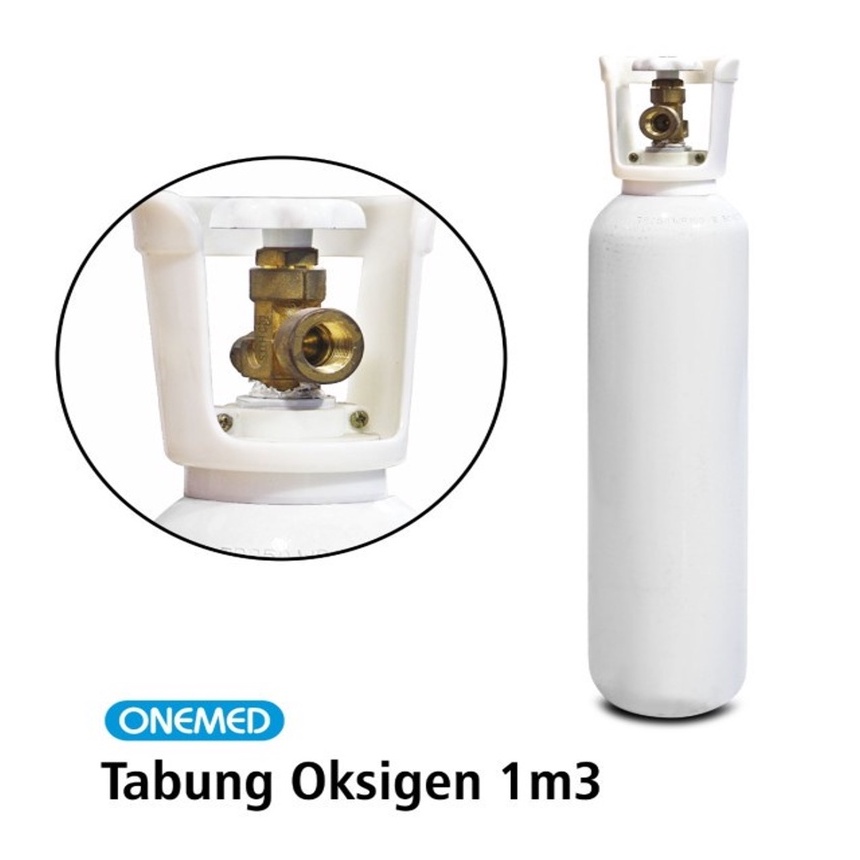 TABUNG OKSIGEN 1M3 FULL ISI Tabung Oksigen 1m3 Pure Air + isi Full / Tabung oksigen merek Pure Air