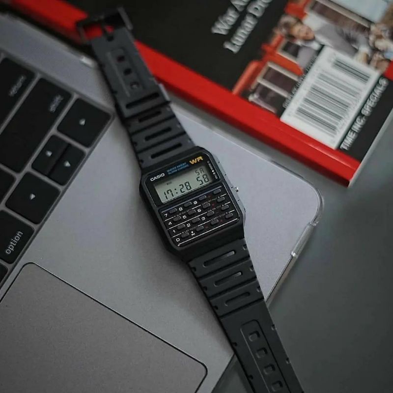 Jam Tangan Pria Casio Databank Calculator Original