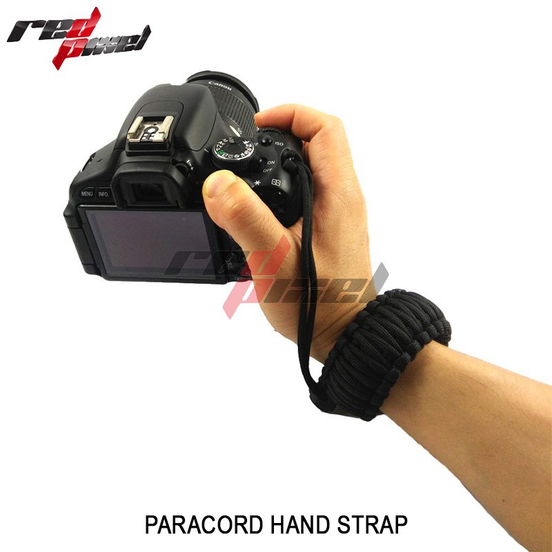 Grab Medan Tali Hand Strap Paracord Kamera DSLR - Black