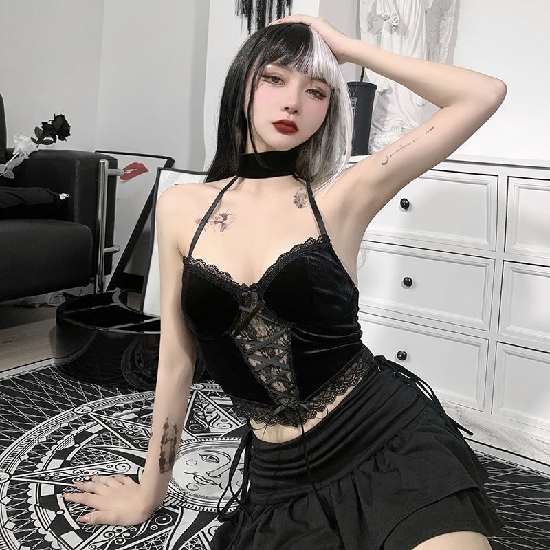 impor [48 jam pengiriman] BEYOUARE Eropa dan Amerika Serikat renda renda atas kecil kamisol pakaian