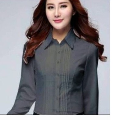 Kemeja wanita Ofnesel Putih-2