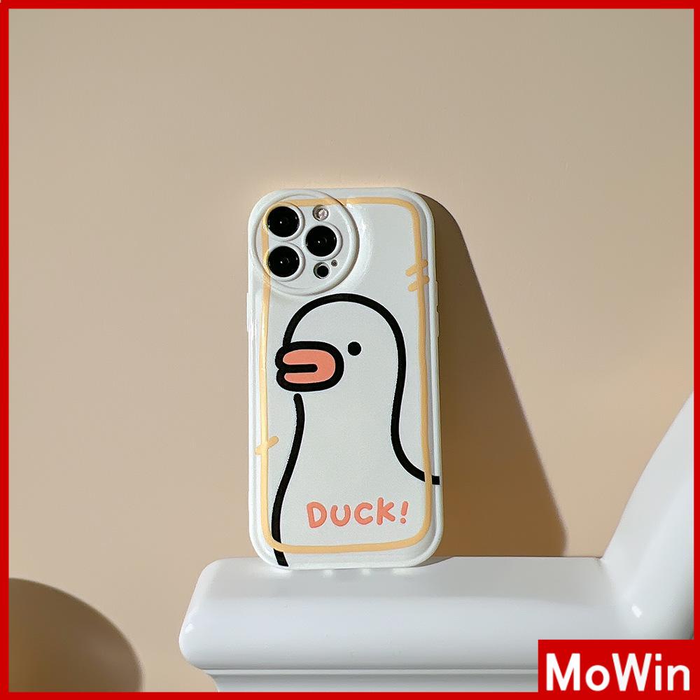 iPhone Case TPU Silicone Soft Case Airbag Shockproof Protection Camera Cute Cartoon Duck Style Compatible For iPhone 11 Pro Max 13 Pro Max 12 Pro Max 7Plus xr XS Max