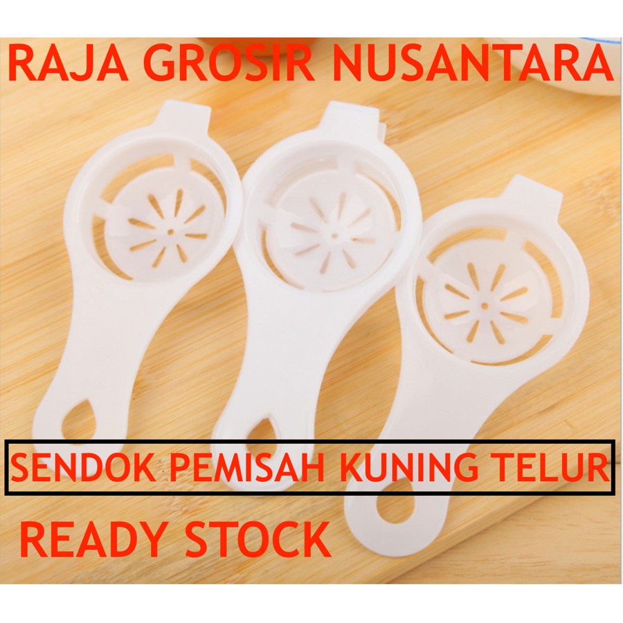 SENDOK PEMISAH KUNING TELUR ALAT PEMISAH KUNING TELUR EGG SEPARATOR