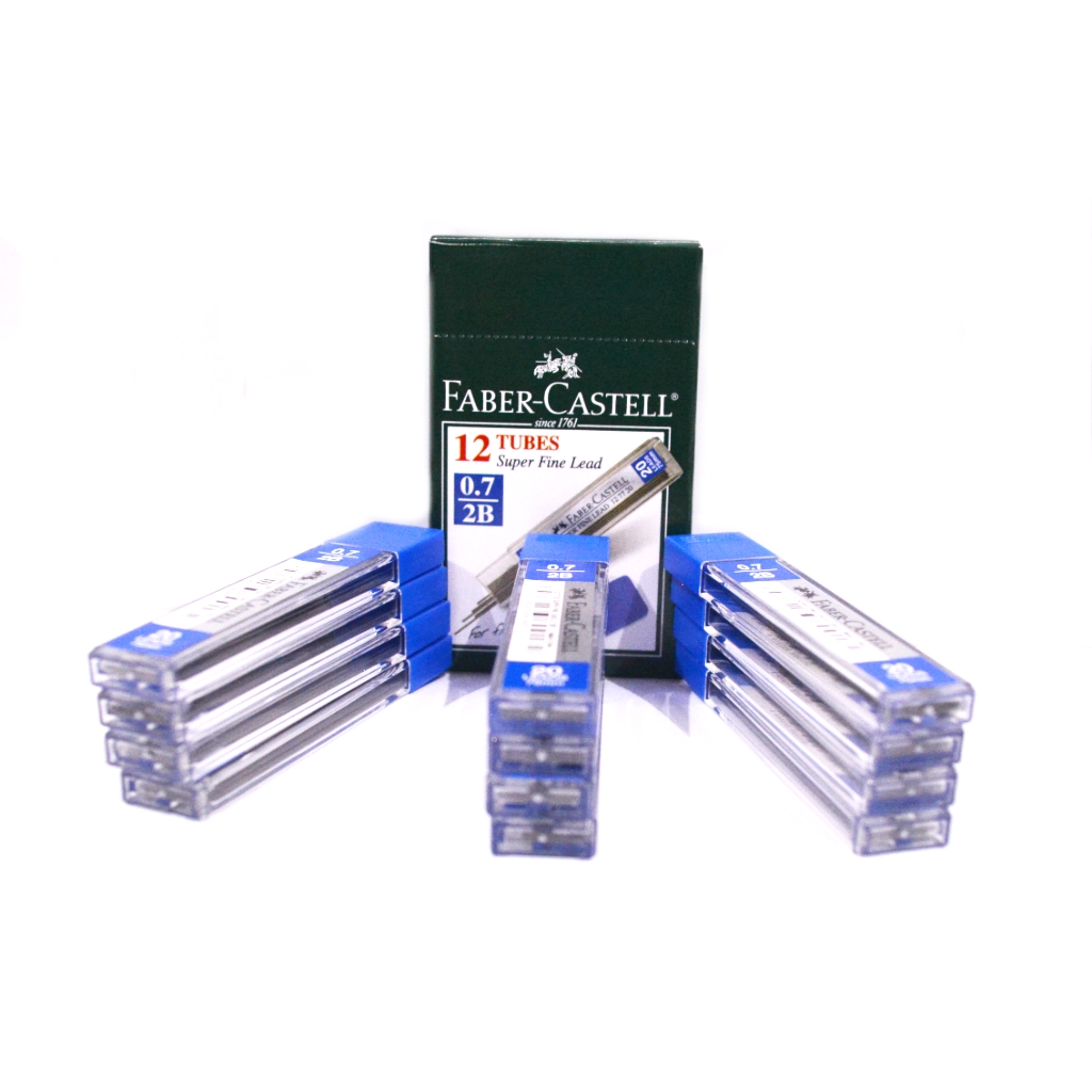 

mdn Refill Isi Pensil Mekanik Faber Castell 2B Lead 0.7 MM Per Box
