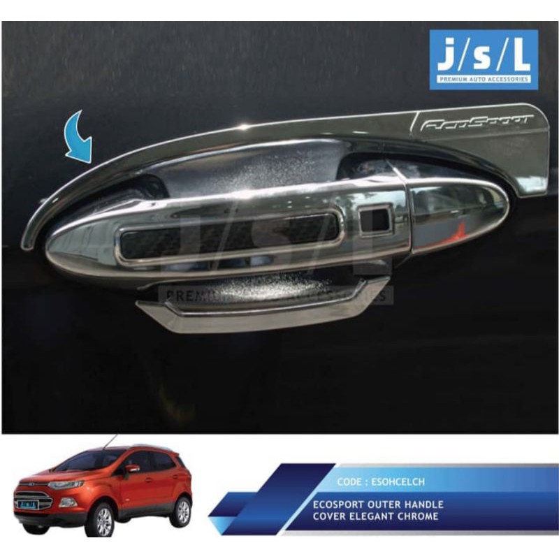 cover outer Ecosport elegant chrome jsl