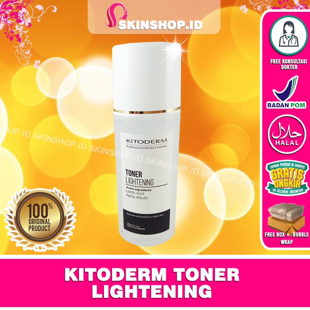 PAKET Kitoderm Whitening Platinum Series Original / Paket Pencerah &amp; Pemutih Super isi 5 BPOM Aman