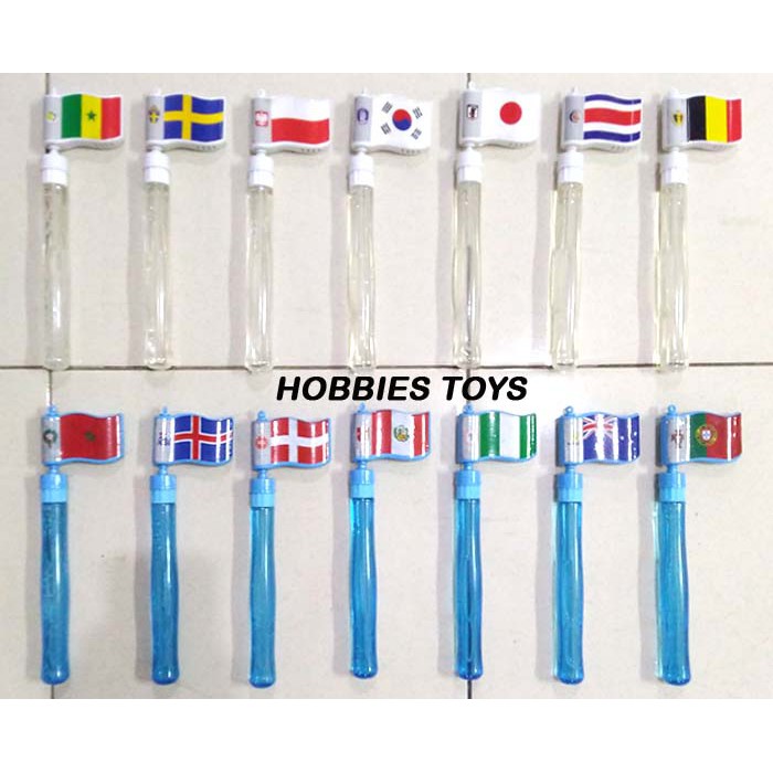 Mainan Gelembung Air Sabun Bubble Stick Balon Tiup Bendera Murah