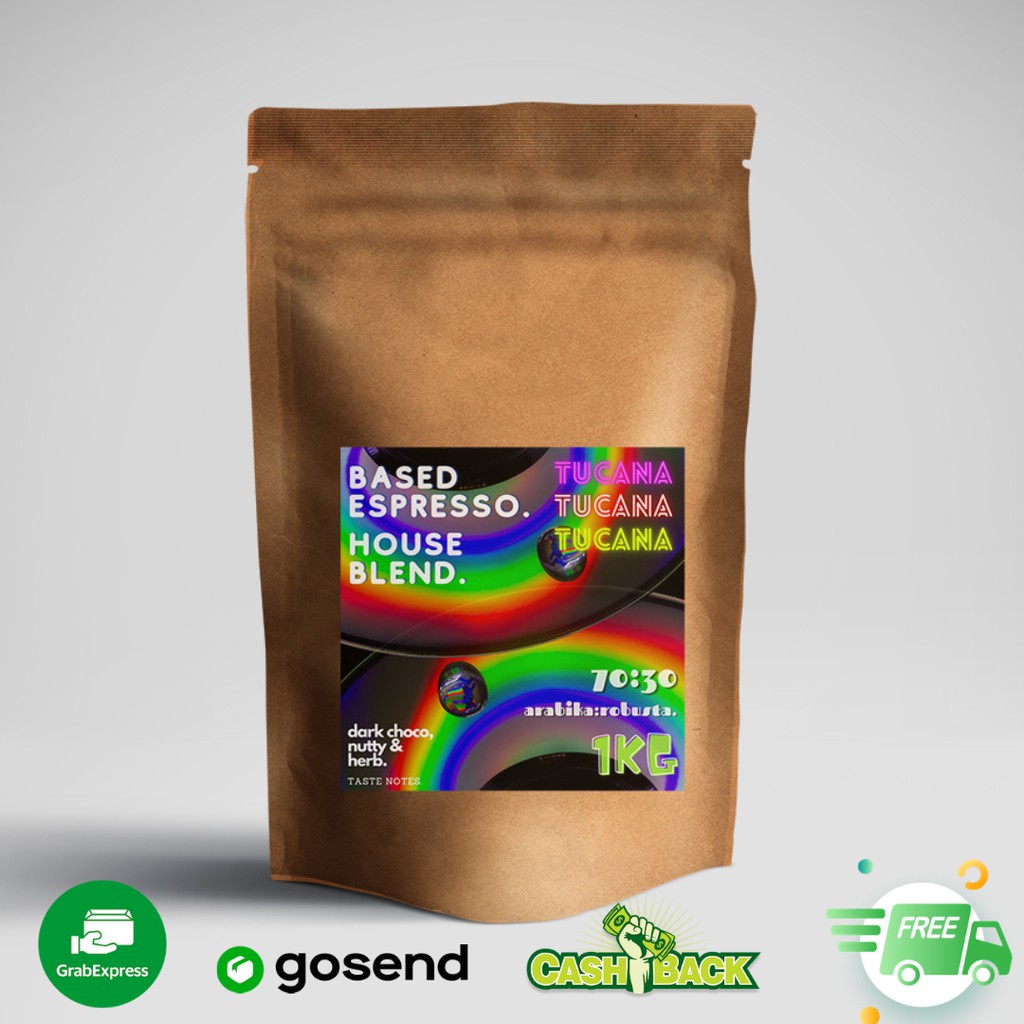

TUCANA - Kopi House Blend | 70:30 arabika:robusta | 250 gram