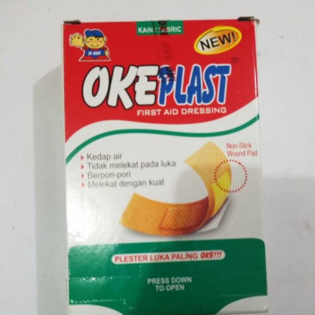 Oke plast plester luka termurah