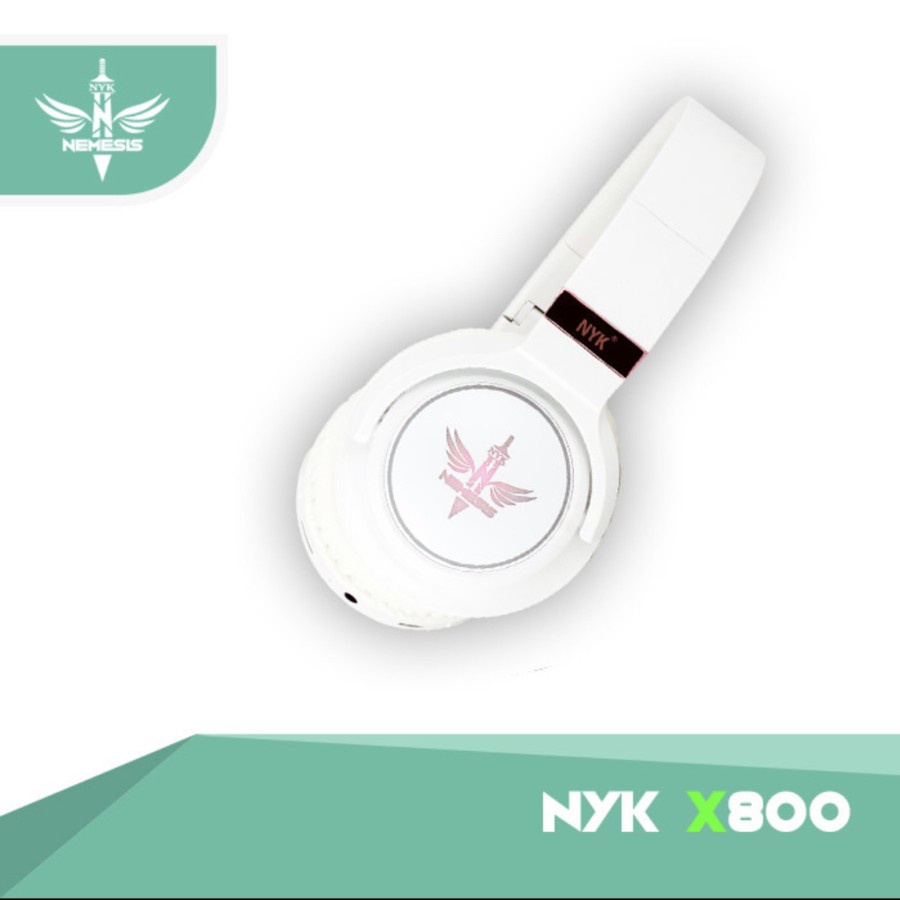 Headset Gaming Wireless NYK X800 Bluetooth for mobile Gamers RGB