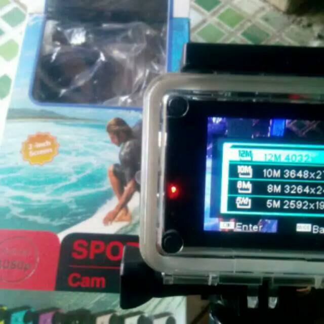 KAMERA ACTION SPORT NON WIFI KOGAN 12 MP MEGAPIXELS FULL HD 1080 P