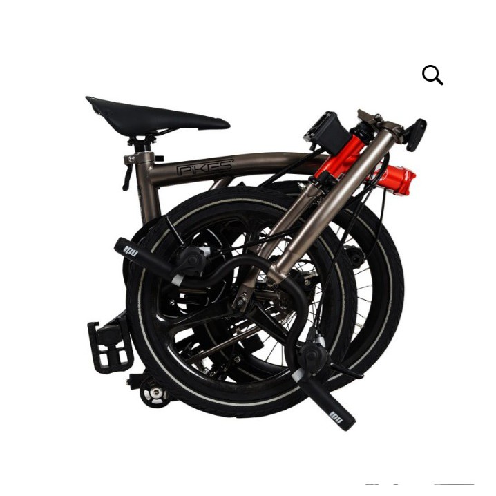 Sepeda Lipat Element Pikes GEN 2 CJ Grey Red Chicco Jerikho series 6 speed (3x2)Bonus Tas Helm Toolkit SNI-2