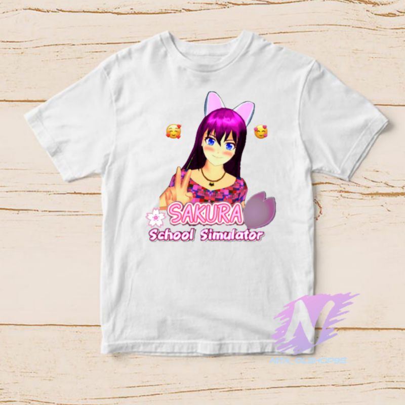 sakura school simulator kaos anak sakura baju sakura