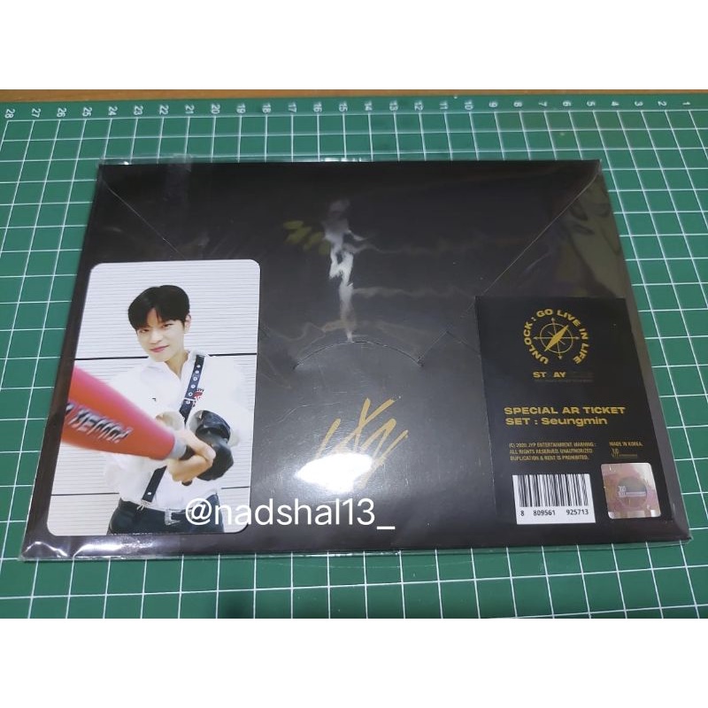 stray kids seungmin photocard ar ticket set pc