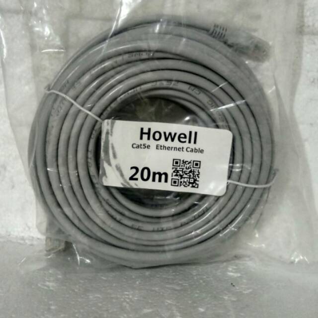 Kabel lan 20m howell cat5e kabel lan 20 meter cat5 howell