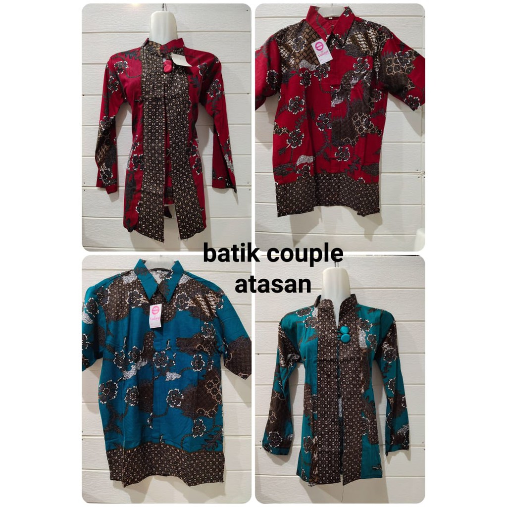 COUPLE BATIK ATATSAN PANJANG PENDEK