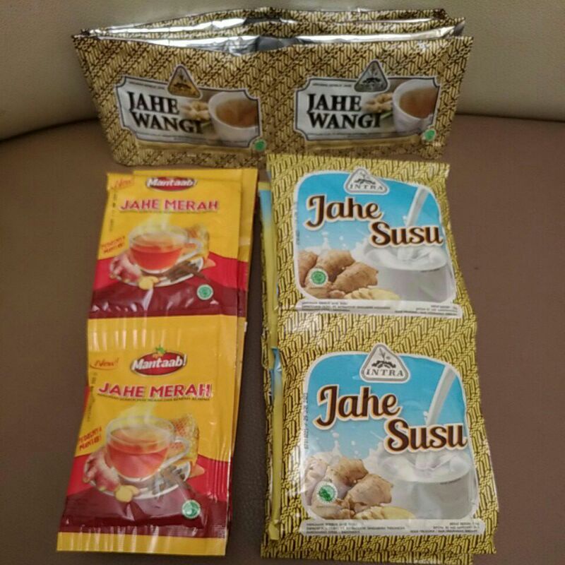 10 SACHET Jahe Wangi / Jahe Susu / Jahe Merah Mantab INTRA Minuman Serbuk