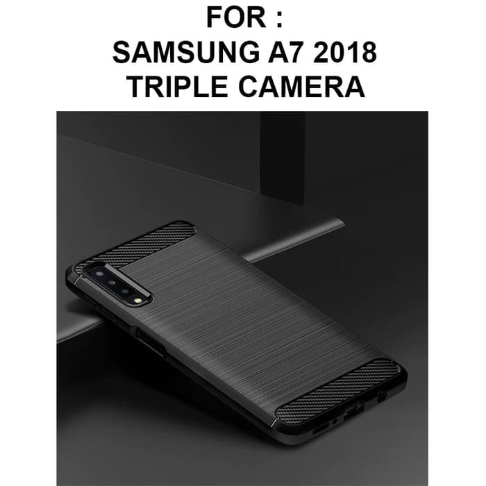 Fiber line case Samsung A7 2018 / case hp / soft case Samsung A7 2018 / hard case Samsung A7 2018