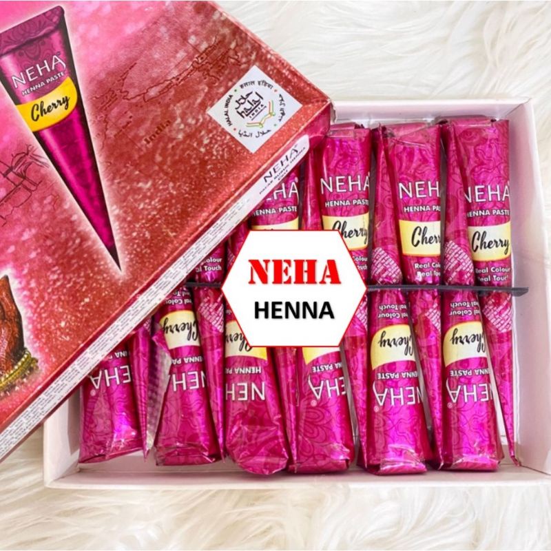 JG - Pacar Kuku Halal Neha Henna Hena Neha Pacar Kuku Arab BPOM Temporary Hand PaintingTermurah