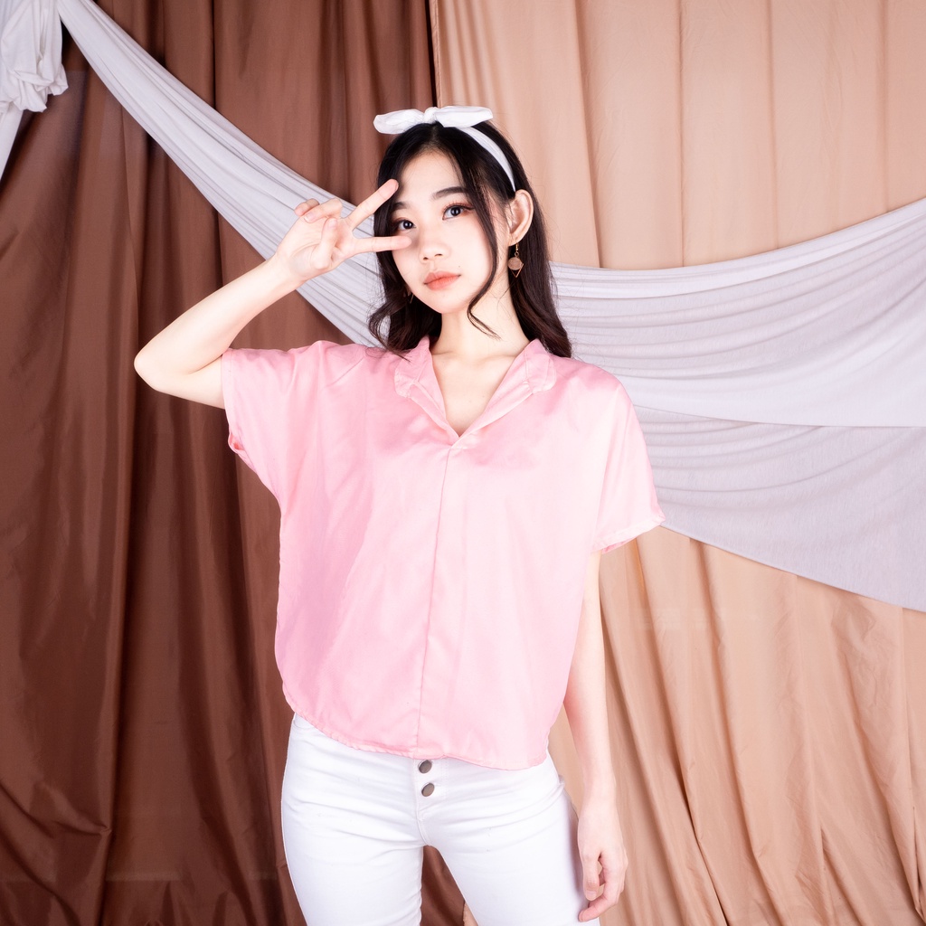 Safro Batwing Top | Atasan Kemeja Wanita Fahion Muslim-SALEM