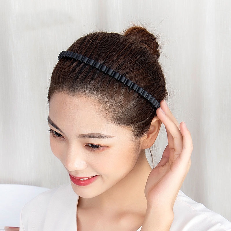 TERBARU COD Bando Rambut Fashion Wanita Korea Model Gelombang Hiasan Kepala Bondu Doff Braided Matte BND19 R2a